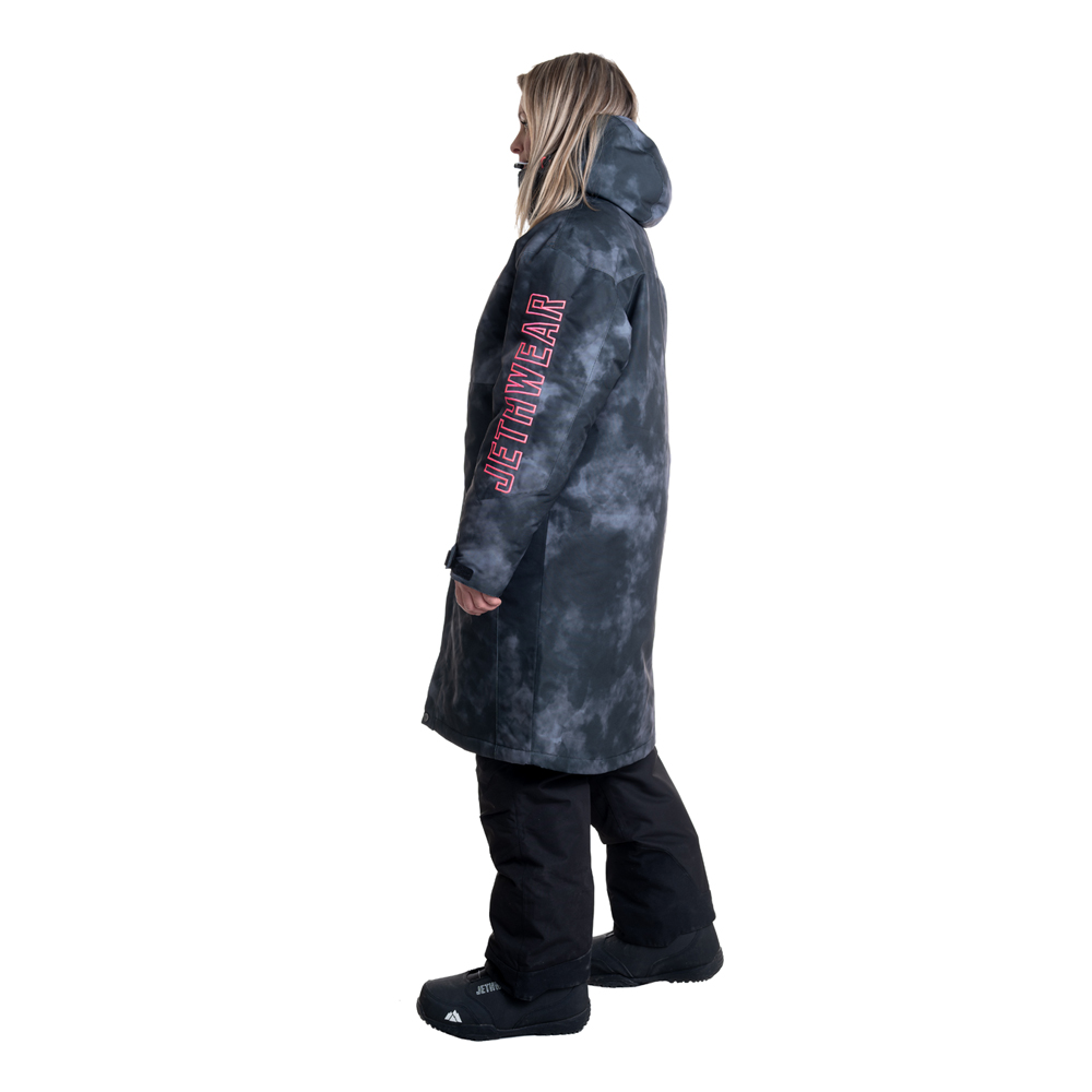Пальто Jethwear Pit Coat с утеплителем Dark TieDye, S/M