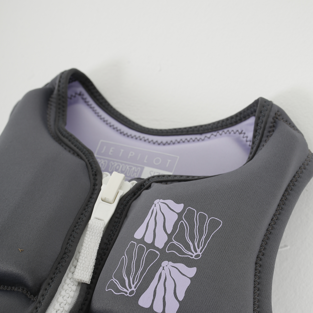 Детский спасательный жилет JetPilot X1 Girls Eco Vest Charcoal, 168