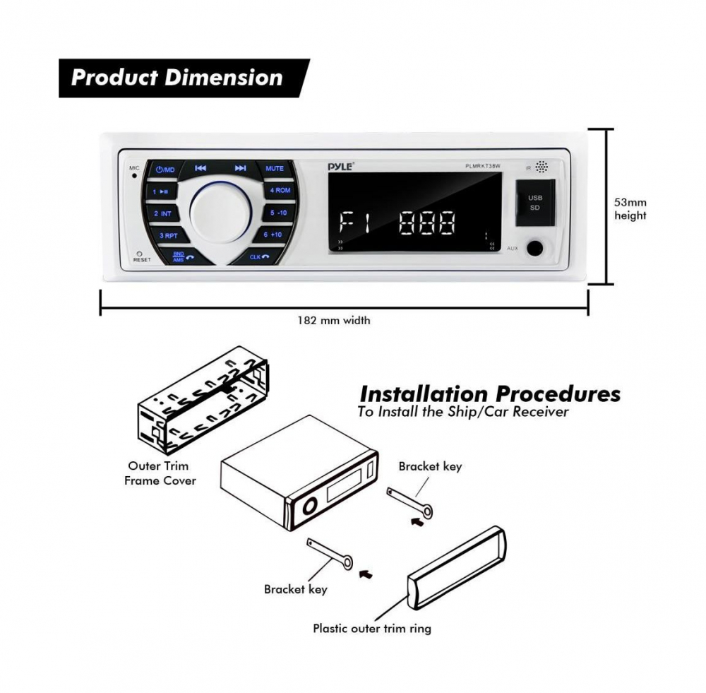Купить аудиосистема магнитофон и 4 белые колонки для катера pyle plmrkt38w по цене 15 460 р. Низкие цены. Большой выбор. Доставка по всей России. Интернет-магазин в Москве. Только положительные отзывы!