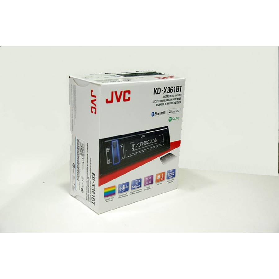 Автомобильный цифровой медиа-ресивер JVC KD-X361BT