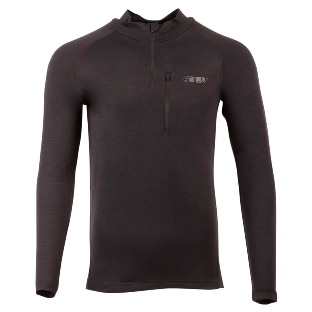 Термокофта 509 FZN Merino 1/4 Zip Black, LG