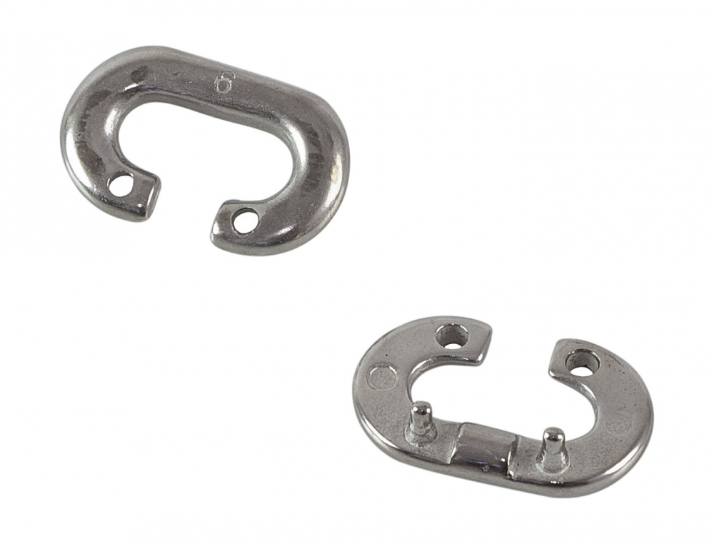 Купить звено цепи соединительное 6 мм, нержавеющее по цене 321 р. Низкие цены. Большой выбор. Доставка по всей России. Интернет-магазин в Москве. Только положительные отзывы!