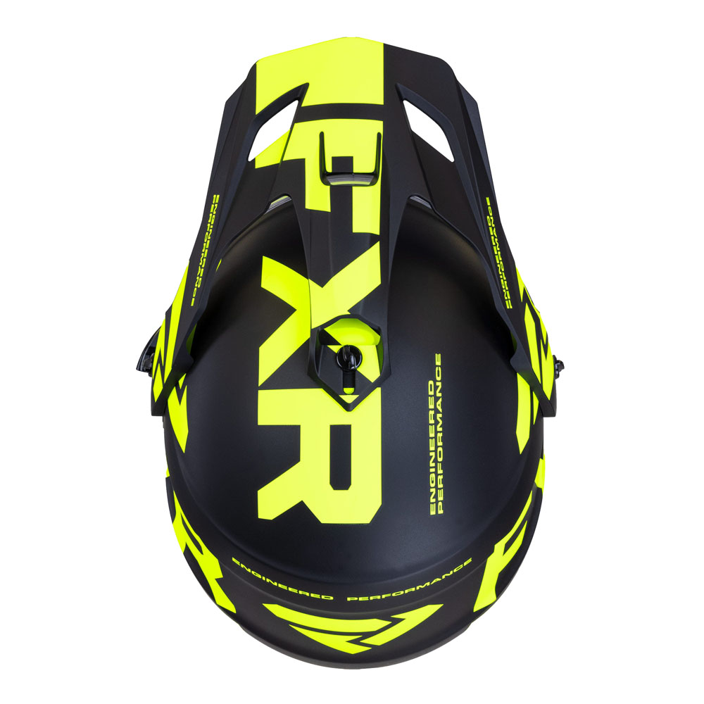 Шлем FXR Torque X Team с подогревом Black/Hi Vis, M