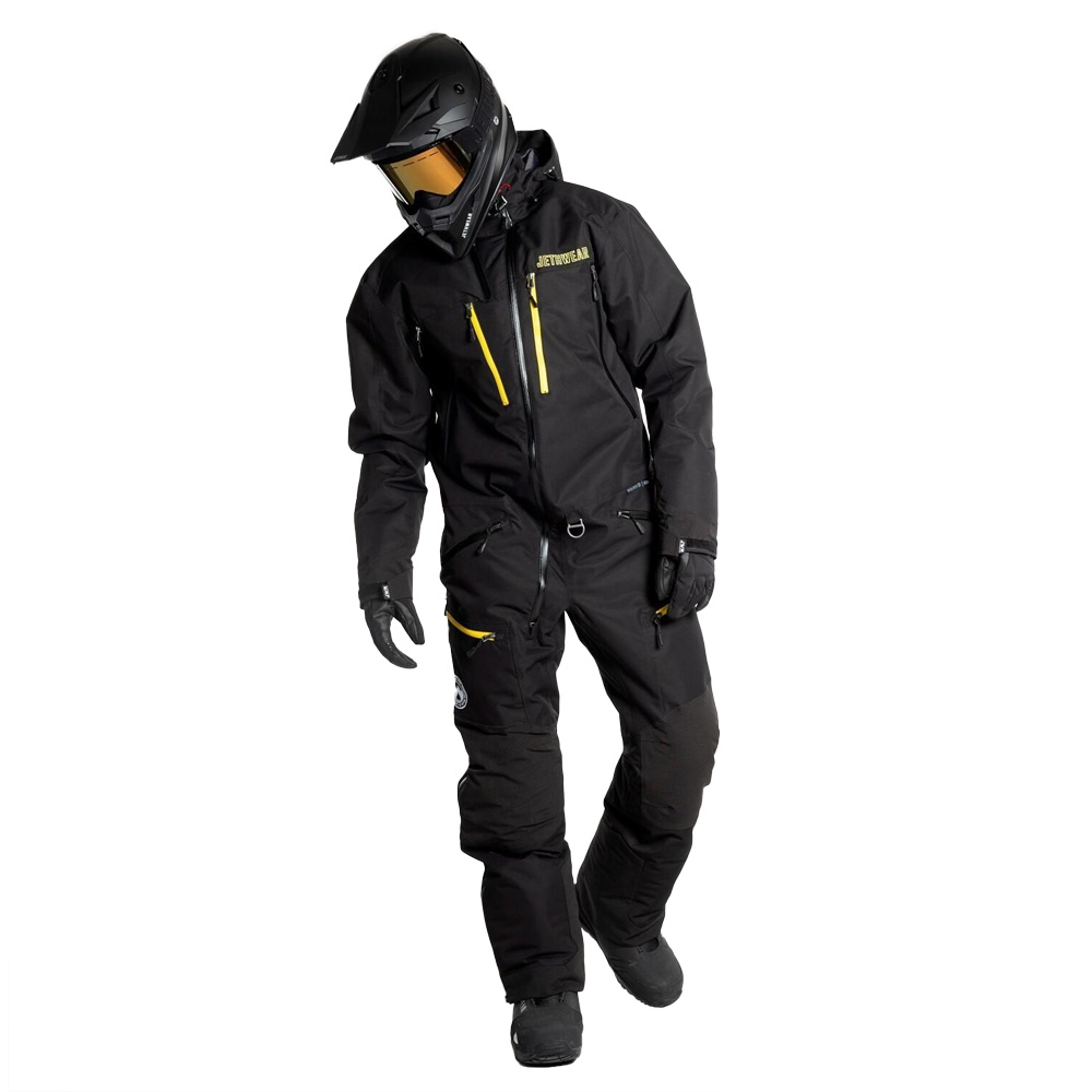 Комбинезон Jethwear Freedom с утеплителем Black/Yellow, XL J2435-001-XL