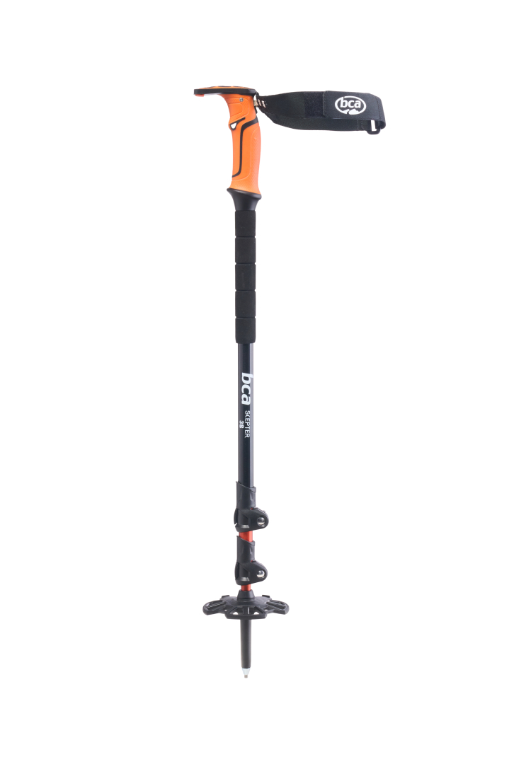 Палки треккинговые BCA SCEPTER 3S black-orange, One Size