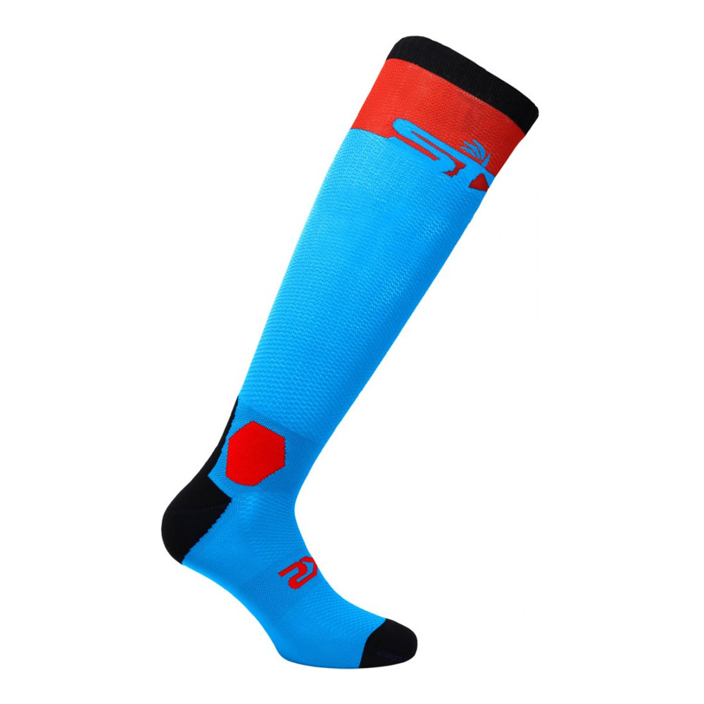 Носки SIXS LONG RACING Turquoise/Red, III, Артикул: LORAIII-TURO