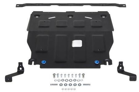 Защита картера + КПП Сталь, Hyundai Elantra 2021-, V - 1.6; 2.0 (111.2386.1) Rival