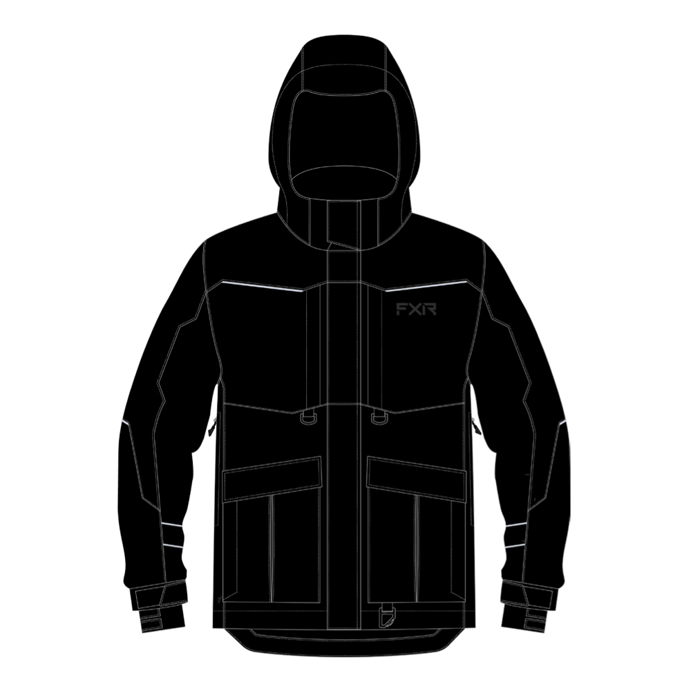 Куртка FXR Excursion с утеплителем Black, L
