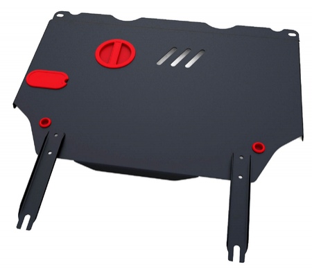 Защита картера + КПП , АвтоБРОНЯ, Сталь, Great Wall Hover M2 2010-2014, V - 1.5; МКПП; передний привод/Great Wall Hover M4 2013-2015, V - 1.5; (111.02011.1) Rival