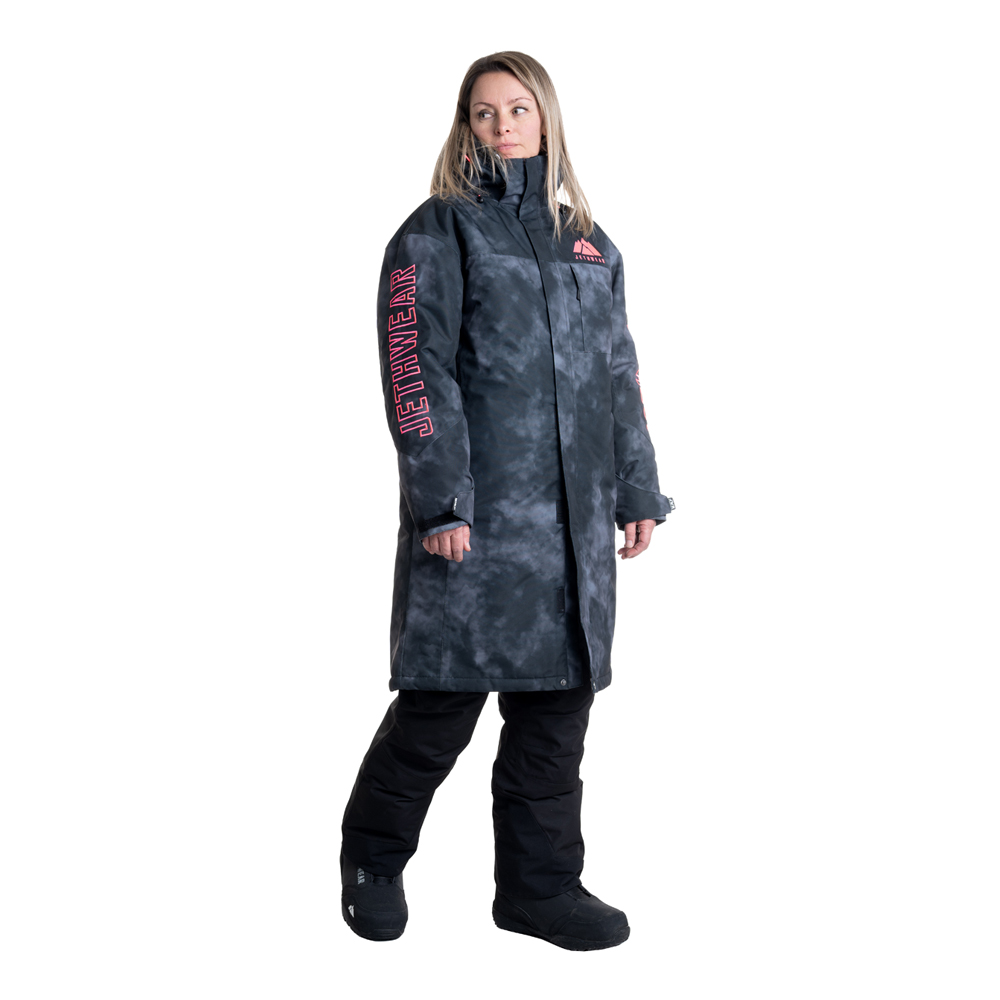 Пальто Jethwear Pit Coat с утеплителем Dark TieDye, S/M