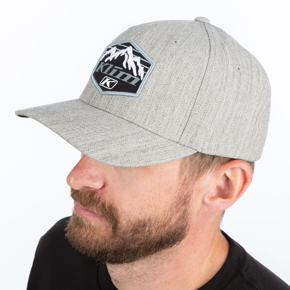 Бейсболка Klim Glacier Gray Heather - Black, LG - XL