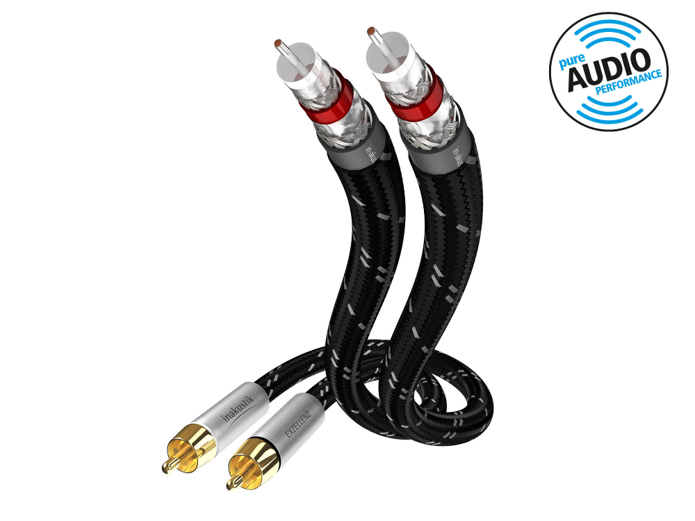 Кабель межблочный INAKUSTIK Exzellenz Stereo Cable, RCA, 3.0 m, 00604103