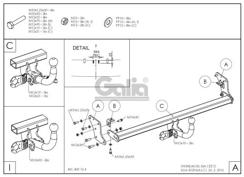 Купить фаркоп hyundai i30 хетчбек fd 2007-2010, kia ceed хетчбек 2006-2012, pro-ceed - k029a galia по цене 17 092 р. Низкие цены. Большой выбор. Доставка по всей России. Интернет-магазин в Москве. Только положительные отзывы!