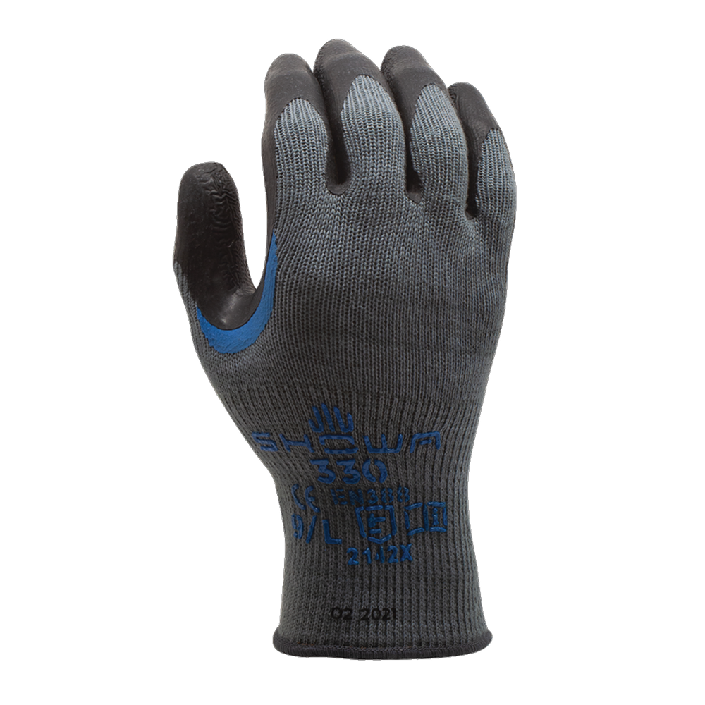 Перчатки защитные SHOWA 330 Black/Grey, XL