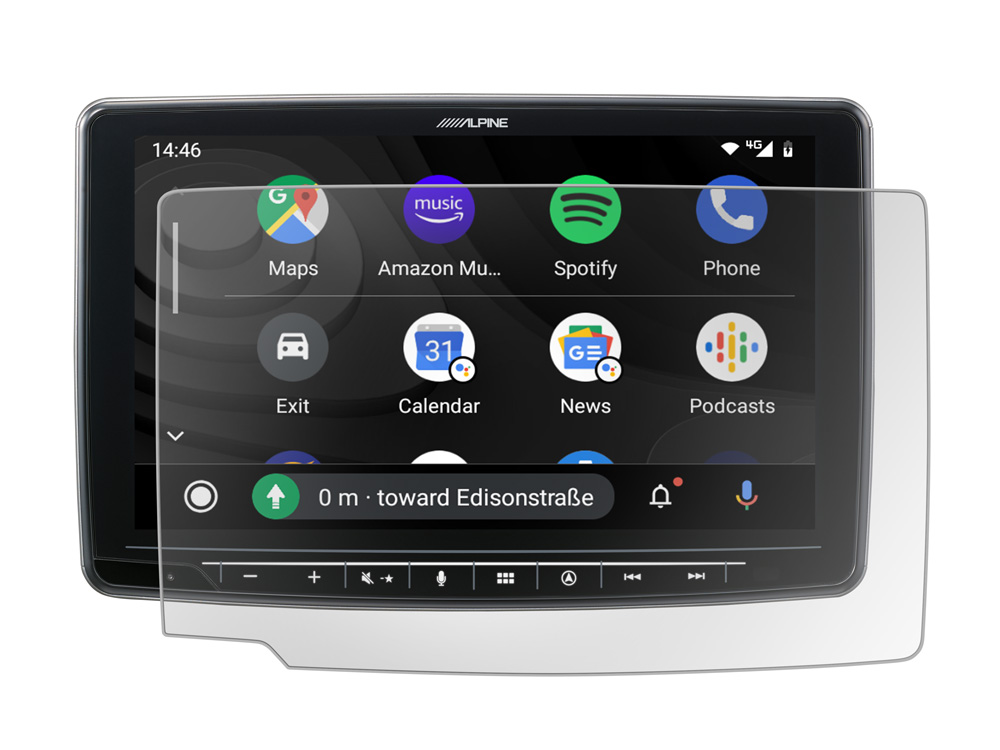 Антибликовая защитная пленка для серии Alpine Halo9 ALPINE KTX-HF9