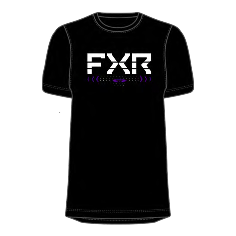 Футболка FXR Helium Premium Black/Purple, S