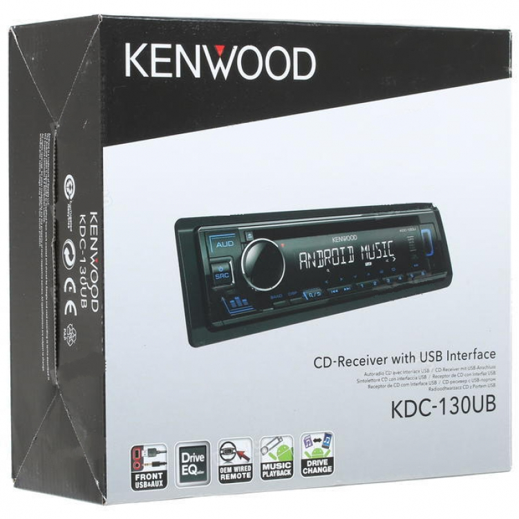 Автомобильный CD-ресивер KENWOOD KDC-130UB
