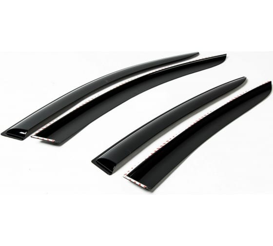 Дефлекторы окон, AutoFlex, Газ Газель Next 2013-, литьевой ПММА, 2 шт. (862301) Rival