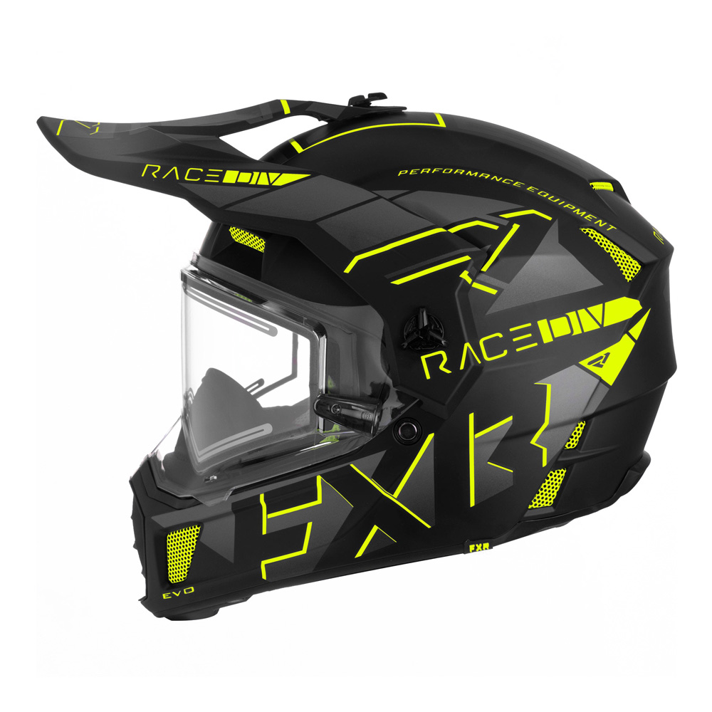 Шлем FXR Clutch X Evo с подогревом Hi Vis, XL
