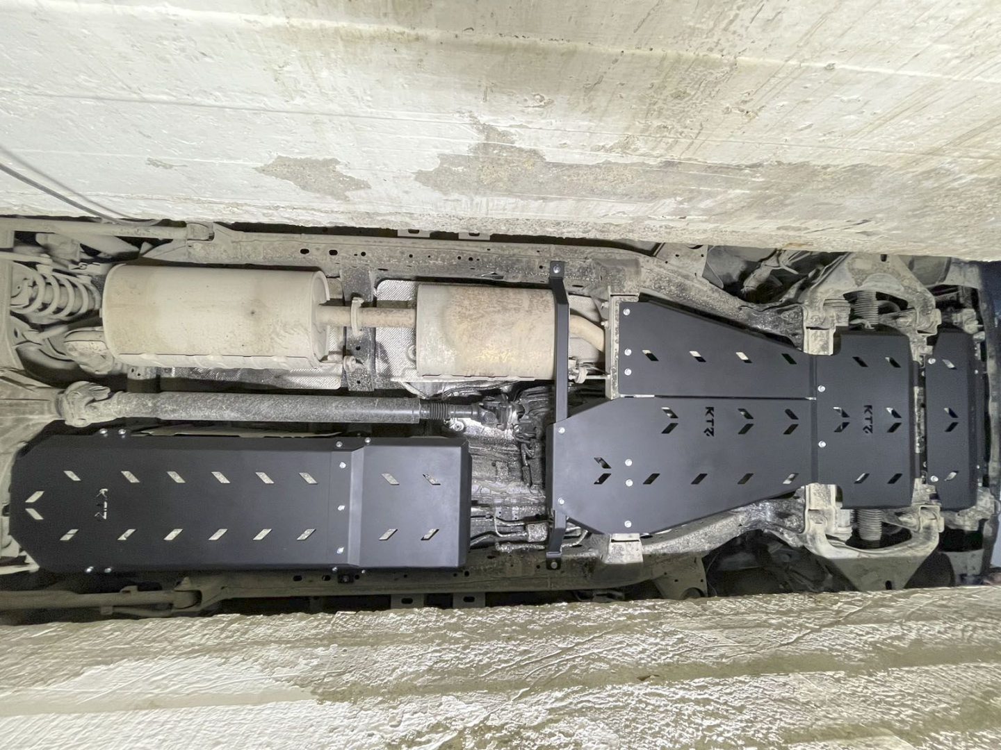 Комплект защит для TANK 400 2.0 АКПП 4WD 2025, сталь 3 мм KTZ