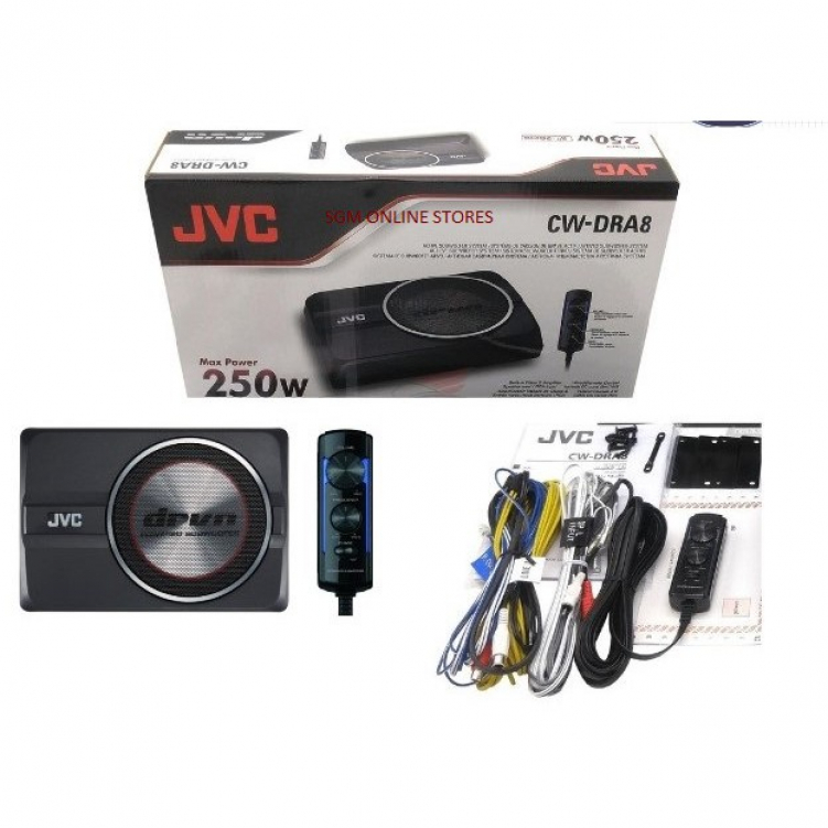 Автомобильный корпусной сабвуфер 8” (20 см) JVC CW-DRA8