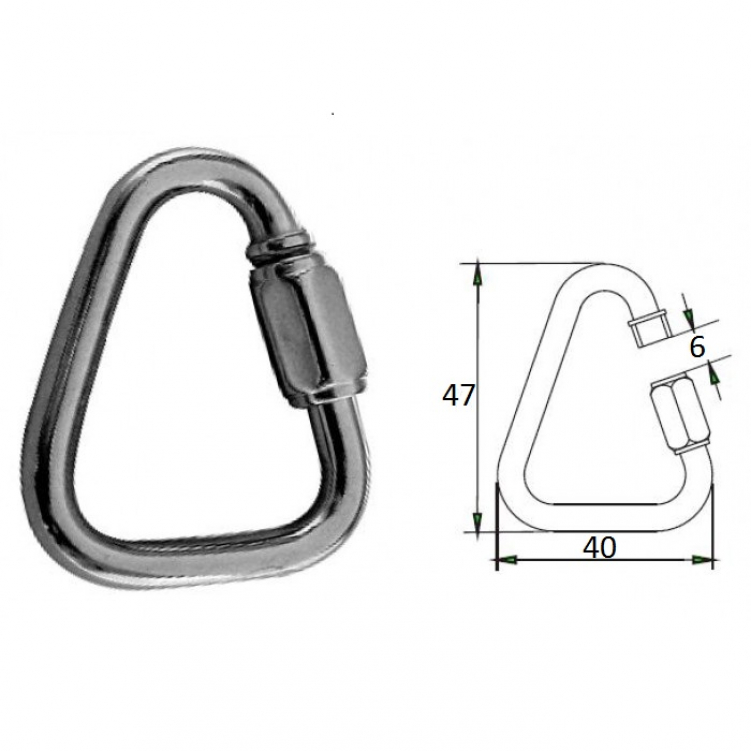 Купить гак-карабин треугольный 5 мм aisi 316 по цене 166 р. Низкие цены. Большой выбор. Доставка по всей России. Интернет-магазин в Москве. Только положительные отзывы!