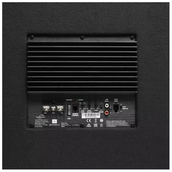 Автомобильный корпусной активный сабвуфер 12” (30 см) JBL BASSPRO12