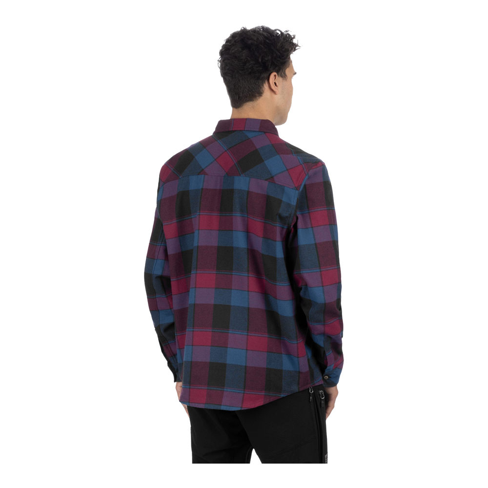 Рубашка FXR Timber Drk Stl/Merlot, L