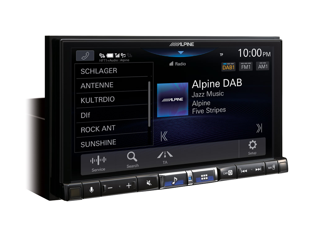 Автомобильный цифровой медиа-ресивер ALPINE iLX-705D