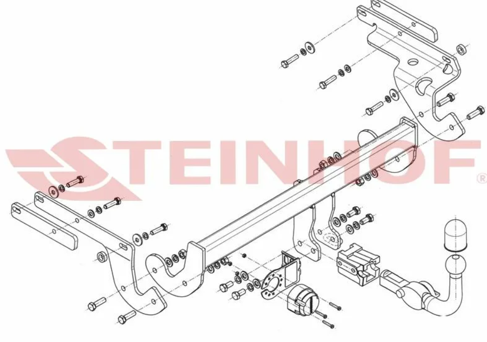 Купить фаркоп toyota yaris хетчбек (p13) 2011-2014 - t-228 steinhof по цене  Низкие цены. Большой выбор. Доставка по всей России. Интернет-магазин в Москве. Только положительные отзывы!