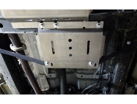 Защита РК (алюминий 4 мм) JAC T8 Pro 2023- (4WD; МКПП; V - 2.4T)