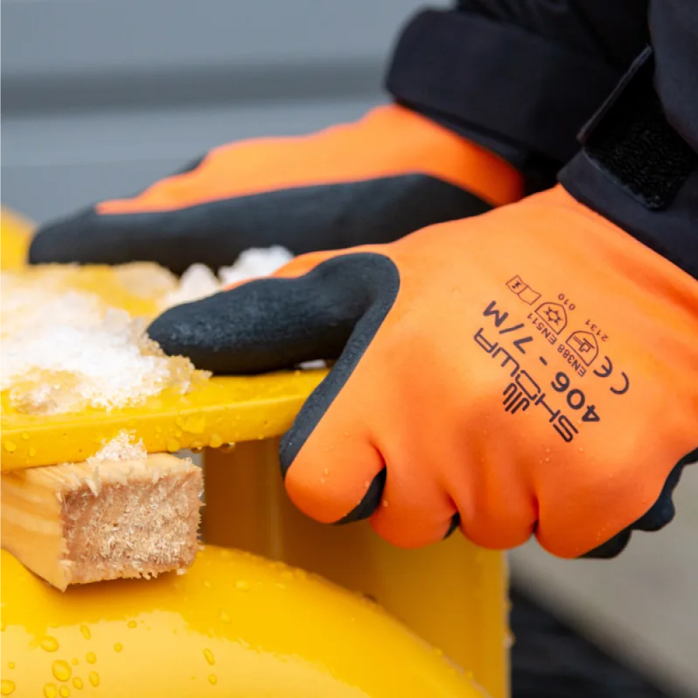 Перчатки защитные SHOWA Thermal 406 Orange, M