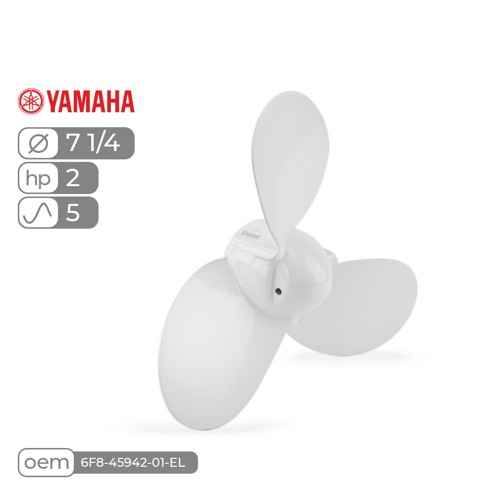 Купить винт гребной  skipper для yamaha 2hp алюминиевый, диаметр - 7 1/4", шаг 5" по цене 18 250 р. Низкие цены. Большой выбор. Доставка по всей России. Интернет-магазин в Москве. Только положительные отзывы!