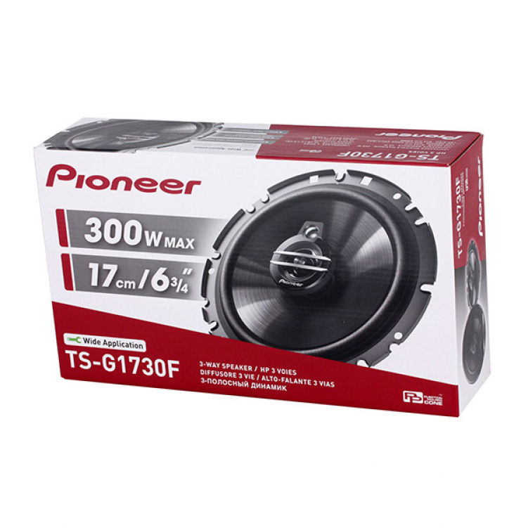 Автомобильная трехполосная коаксиальная акустика PIONEER TS-G1730F