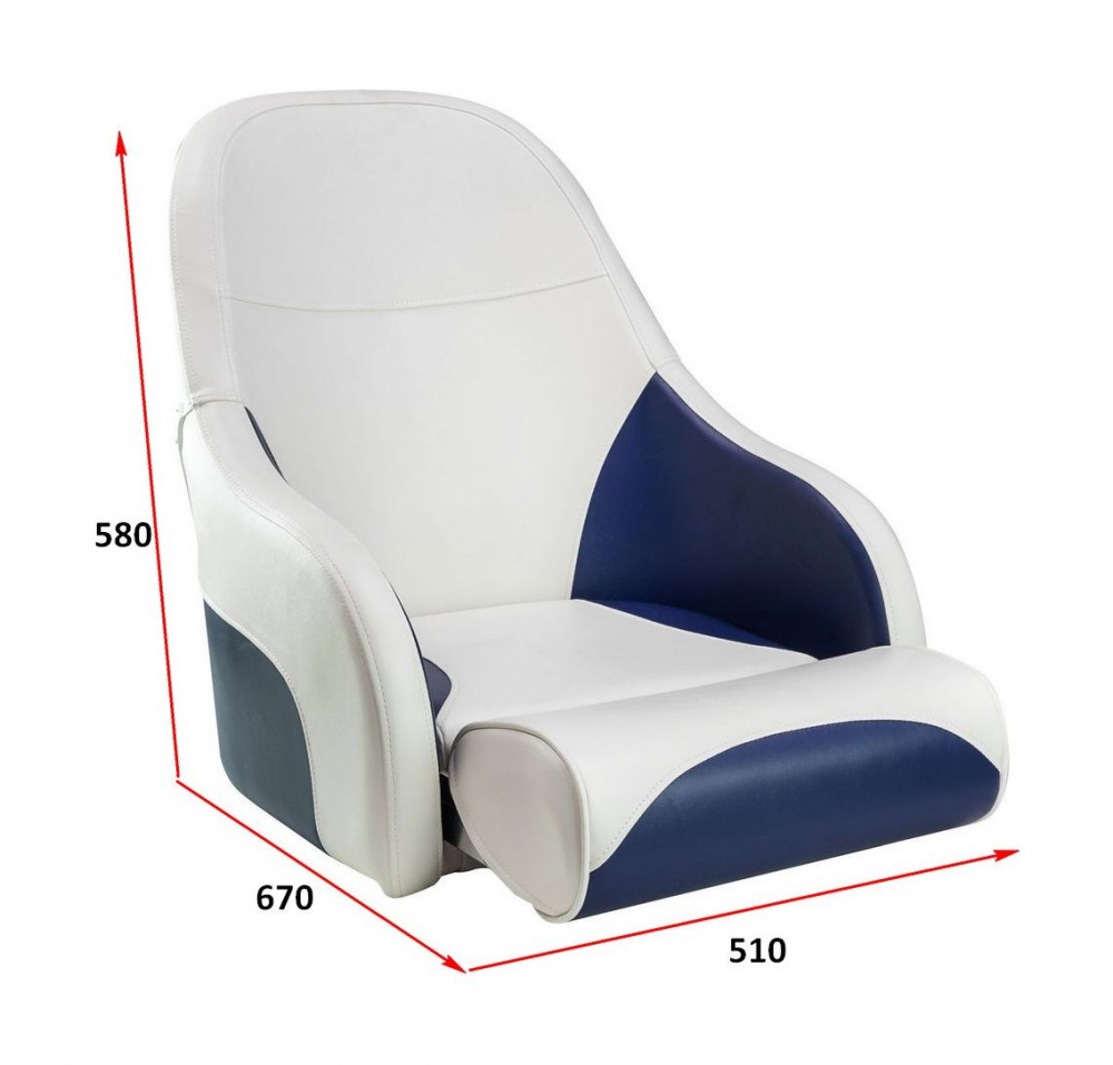 Купить кресло с болстером ocean flip up обивка белый/синий винил по цене  Низкие цены. Большой выбор. Доставка по всей России. Интернет-магазин в Москве. Только положительные отзывы!
