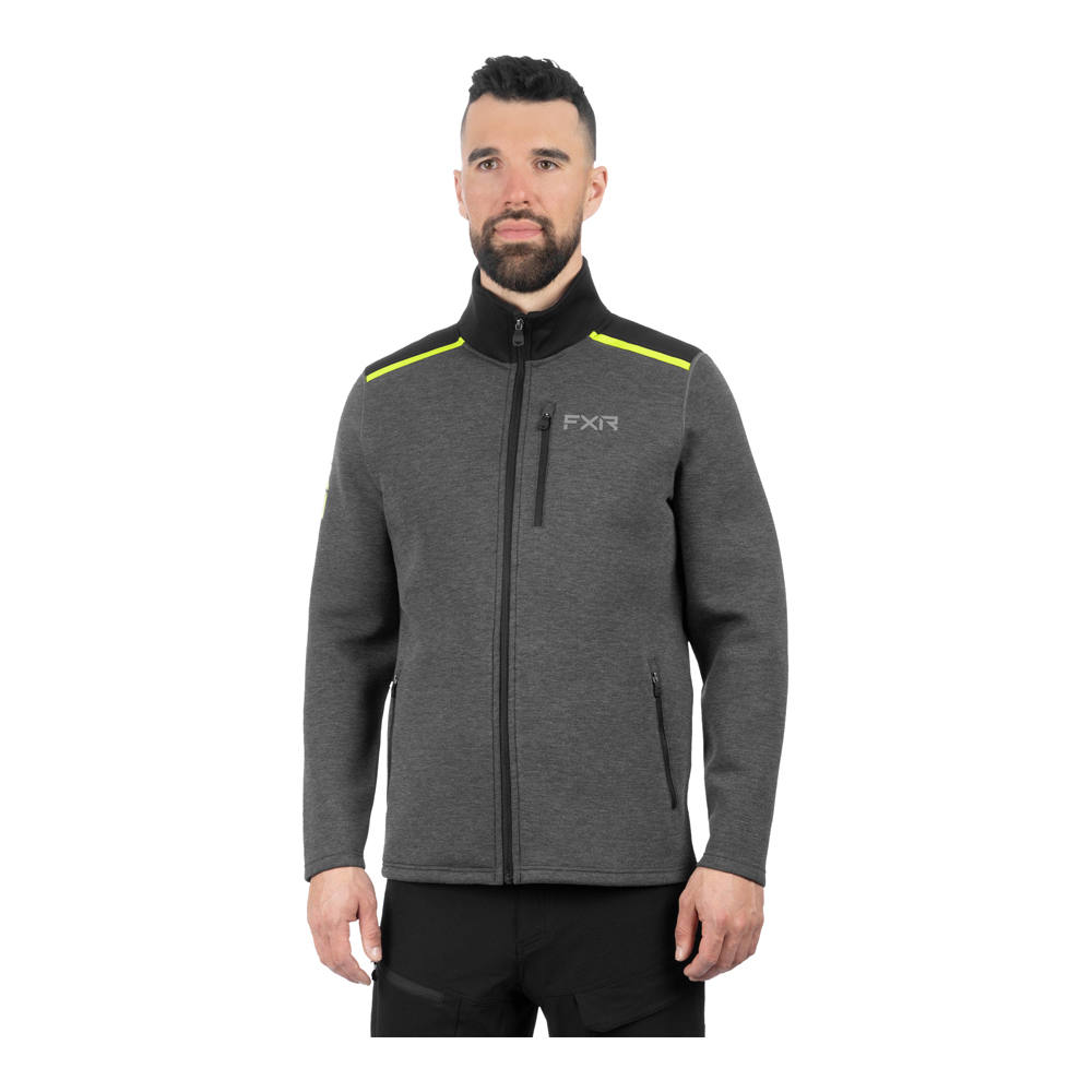 Толстовка FXR Altitude Tech Zip-Up Asphalt/Hi Vis, L