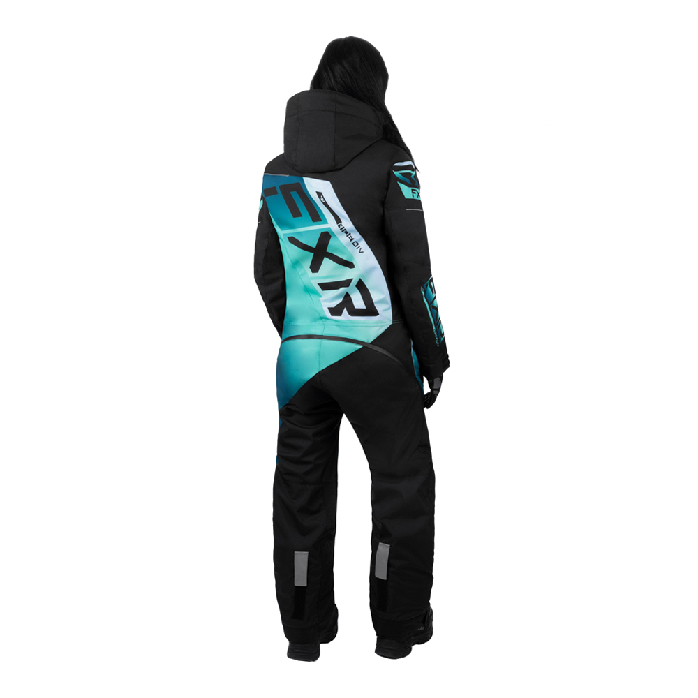 Комбинезон FXR CX F.A.S.T. с утеплителем Black/Mint Fade, 4