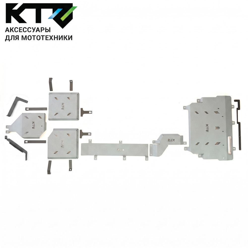 Комплект защит KTZ для HAVAL H7 2.0T DCT AWD 2025/HAVAL F7 2.0 SAT 2025 4WD 4 элемента KTZ