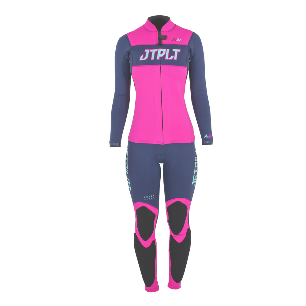 Комплект гидрокостюм и гидрокуртка JetPilot RX navy/pink, M