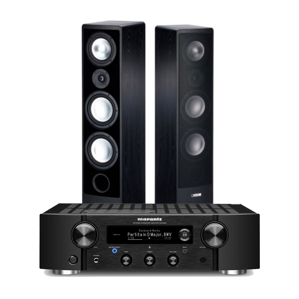 Комплект стерео MARANTZ PM7000N Black Canton Ergo 690