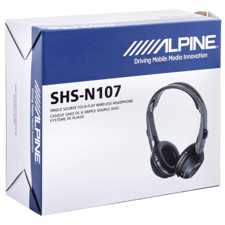 Одноканальные автомобильные ИК-наушники ALPINE SHS-N107