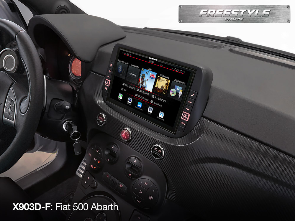 Автомобильный цифровой медиа-ресивер ALPINE X903D-F
