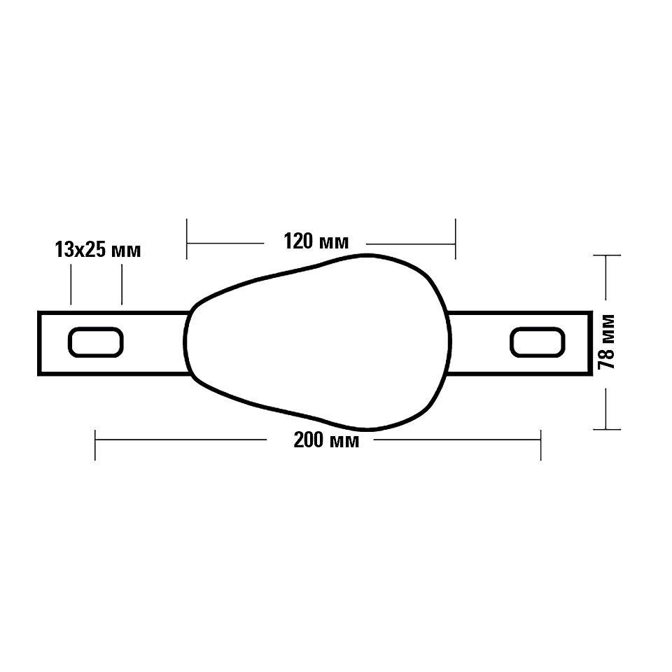 Купить анод магниевый, 120х78 мм с крепежной пластиной по цене  Низкие цены. Большой выбор. Доставка по всей России. Интернет-магазин в Москве. Только положительные отзывы!