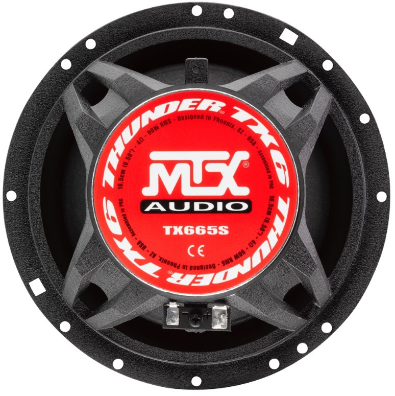 Автомобильная двухполосная компонентная акустика MTX TX665S