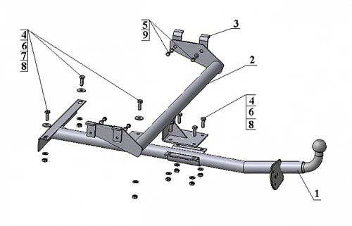Купить фаркоп ваз 2108, 2109, 2113, 2114 1984-2013 - vaz-14 avtos по цене  Низкие цены. Большой выбор. Доставка по всей России. Интернет-магазин в Москве. Только положительные отзывы!