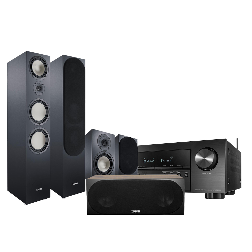 Домашний кинотеатр DENON AVRS960HBKE2 Canton GLE Black\Makassar 1