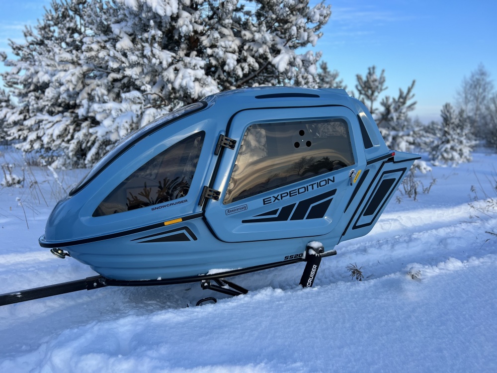 Сани для снегохода кабинные Snowcruiser для снегохода или мотособаки по низкой цене в Москве. Можете купить недорого для мотобуксировщика и в наличии!Всего 370 000 р.