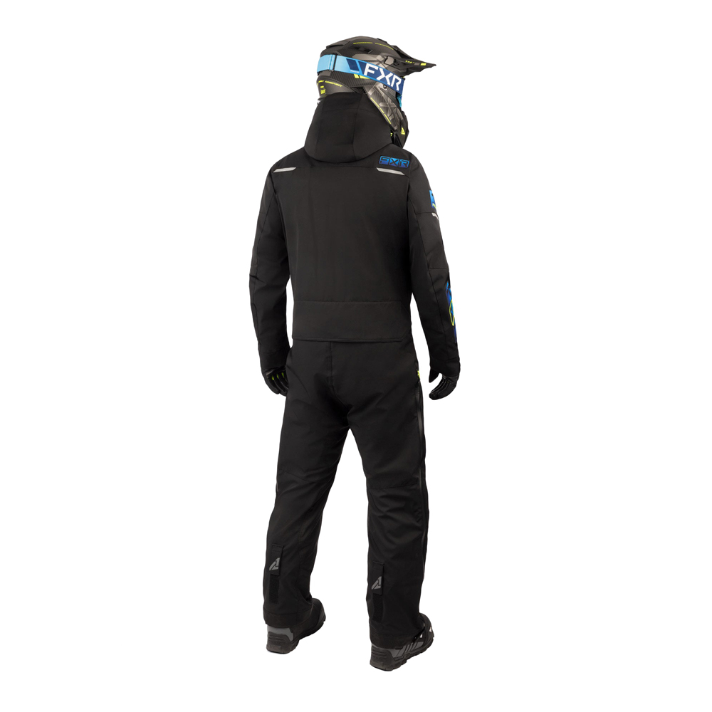 Комбинезон FXR Maverick без утеплителя Black/Blue/Hi Vis, S
