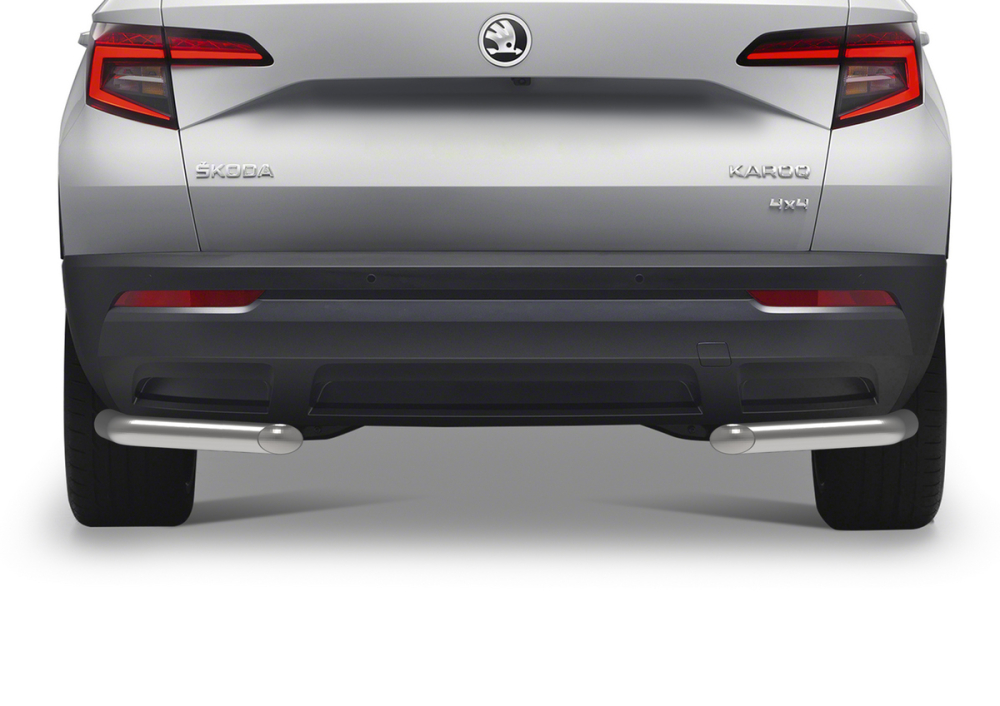 Защита заднего бампера d57 Skoda Karoq 2020- (R.5102.004) Rival