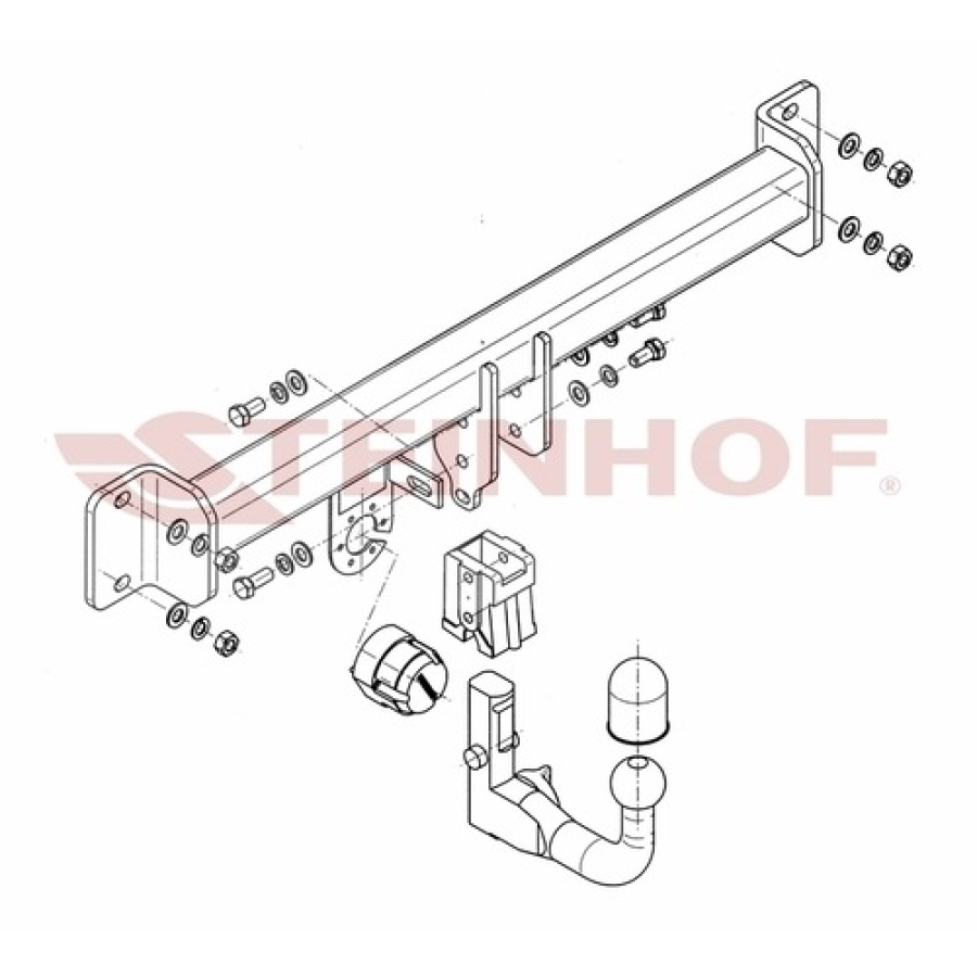 Купить фаркоп bmw x3 e83 2004-2010 - b-058 steinhof по цене  Низкие цены. Большой выбор. Доставка по всей России. Интернет-магазин в Москве. Только положительные отзывы!